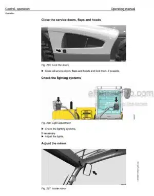 Photo 1 - Liebherr TL441-13 1433 Operating Manual Telescopic Handler 9087173 From SN 13512