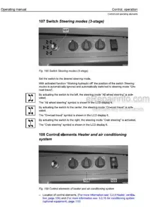 Photo 6 - Liebherr TL445-10 909 Operating Manual Telescopic Handler 9085311 From SN 11000