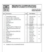 Photo 4 - Rexroth AA4V56 Series 1 Sevice Parts List Hydrostatic Transmission Pump