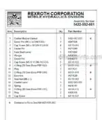 Photo 4 - Rexroth AA4V56 Series 1 Sevice Parts List Hydrostatic Transmission Pump