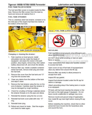 Photo 6 - Tigercat 1055B 1075B 1085B Service Manual Forwarder 32429A