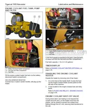 Photo 6 - Tigercat H822C LH822C H830C LH830C Service Manual Harvester 44485AENG