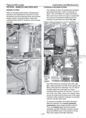 Photo 11 - Tigercat 220 Service Manual Loader 21319A