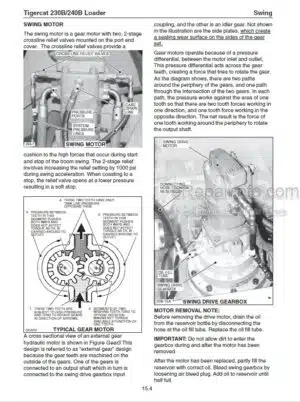 Photo 2 - Tigercat 230B 240B Service Manual Loader 13041A