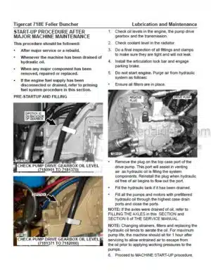 Photo 11 - Tigercat 718E Service Manual Feller Buncher 30851A