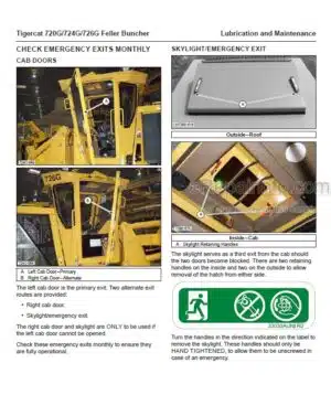 Photo 4 - Tigercat 720G 724G 726G Service Manual Feller Buncher 43587AENG