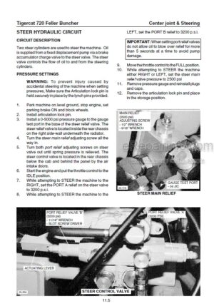 Photo 11 - Tigercat 720 Service Manual Feller Buncher 4307A