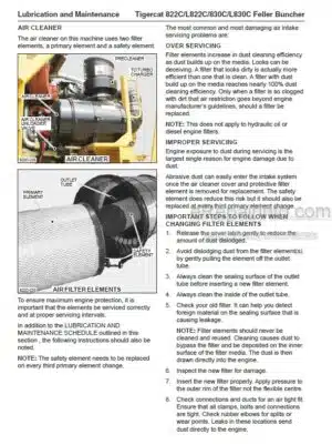 Photo 2 - Tigercat 822C L822C 830C L830C Service Manual Feller Buncher 41019AENG