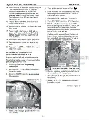 Photo 5 - Tigercat 822 L830 Service Manual Feller Buncher 24941A