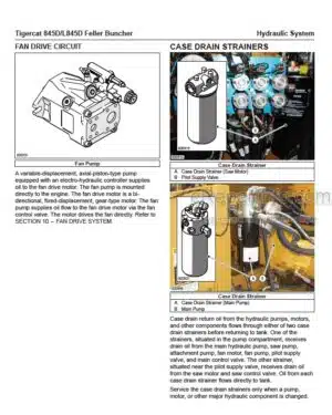 Photo 7 - Tigercat 845D L845D Service Manual Feller Buncher 43288AENG