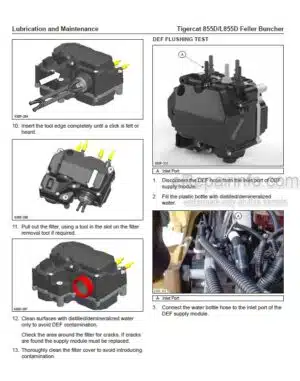 Photo 9 - Tigercat 855D L855D Service Manual Feller Buncher 47655AENG