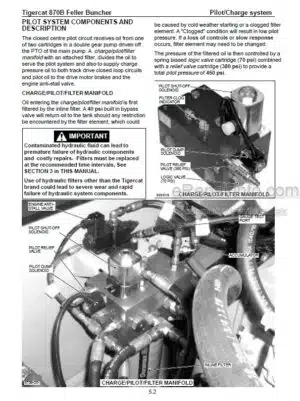 Photo 6 - Tigercat 870D L870D Service Manual Feller Buncher 60154AENG