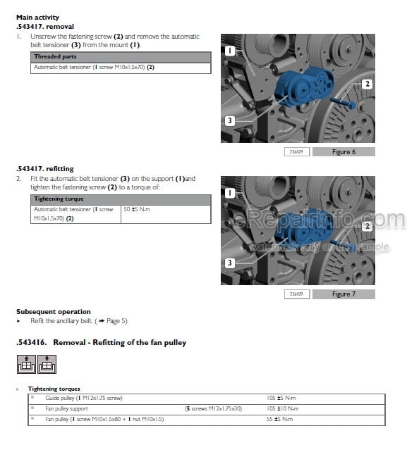 Photo 1 - Tigercat FPT C13 T4F Service And Repair Manual Engine 54185AENG