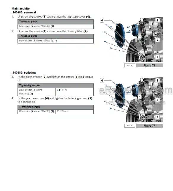 Photo 1 - Tigercat FPT C87 T2 Service And Repair Manual Engine 60214AENG