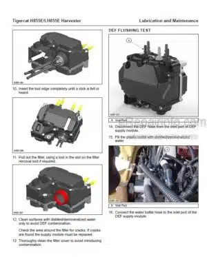 Photo 9 - Tigercat H855E LH85E Service Manual Harvester 51126AENG