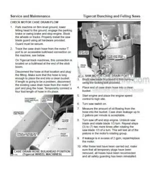 Photo 5 - Tigercat Operator And Service Manual Butt-N-Top Grapple 62849AENG