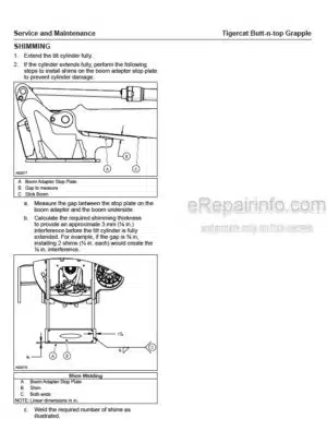 Photo 10 - Tigercat Operator And Service Manual Butt-N-Top Grapple 62849AENG