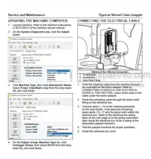 Photo 10 - Tigercat Service And Maintenance Manual Shovel Clam Grapple 65157AENG