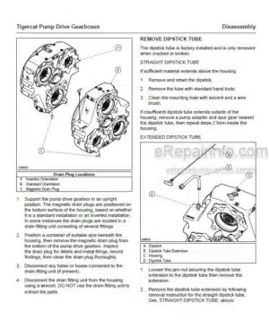 Photo 13 - Tigercat Service And Repair Manual Pump Drive Gearbox 6 And 8 Inch 47736AENG