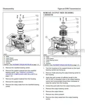 Photo 9 - Tigercat Service And Repair Manual EHS Transmission 47733AENG