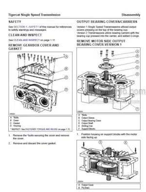 Photo 13 - Tigercat Service And Repair Manual Single Speed Transmission 47734AENG