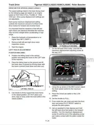 Photo 5 - Tigercat X822C LX822C X830C LX830C Service Manual Feller Buncher 44156AENG