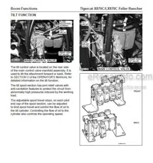 Photo 5 - Tigercat X870C LX870C Service Manual Feller Buncher 44099AENG