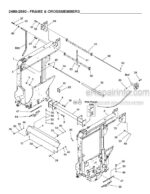 Photo 2 - Gehl 80 Series 2480 2580 2680 2780 2880 Parts Manual Variable Chamber Round Baler 918096 SN2