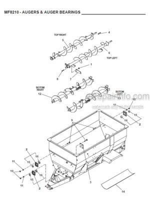 Photo 11 - Gehl 8210 Parts Manual Mixer Feeder 908016