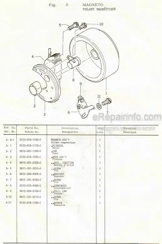 Photo 1 - Iseki MC1 Parts Catalog Mini Cultivator