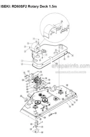 Photo 6 - Iseki Muthing 140 160 Spare Parts List Collector