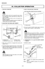 Photo 2 - Iseki SBC402X Operation Manual Supplement Diesel Riding Mower Collector 1102-01-50