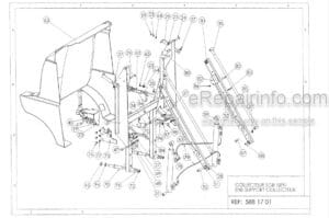 Photo 1 - Iseki SBC500GHW SBC500GH Parts Catalog Grass Collector