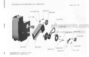 Photo 6 - Iseki SBC500GHW SBC500GH Parts Catalog Grass Collector