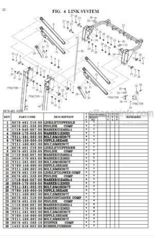 Photo 6 - Iseki SBC550XM Parts Catalog Grass Collector 8664-097-110-00