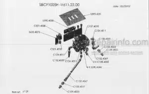 Photo 5 - Iseki SCM48 SCM54 Parts Catalog Mower Deck