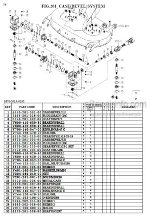 Photo 5 - Iseki SCMA48 SCMA54 Parts Catalog Mower Deck