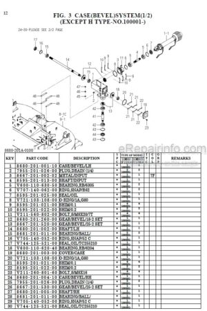 Photo 1 - Iseki SCMB60 Parts Catalog Mower Deck