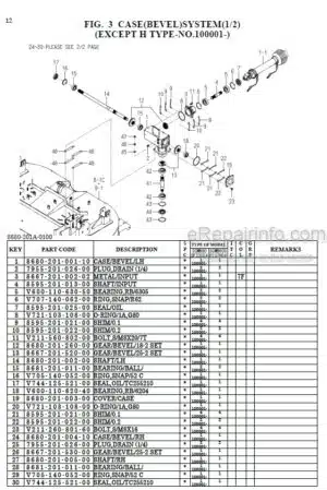 Photo 1 - Iseki SCMB60 Parts Catalog Mower Deck