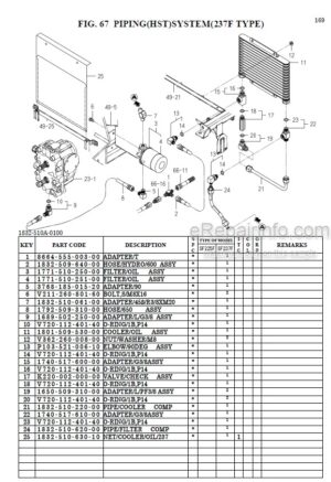 Photo 6 - Iseki SF224F SF235F Parts Catalog Riding Mower 832-097-100-0A