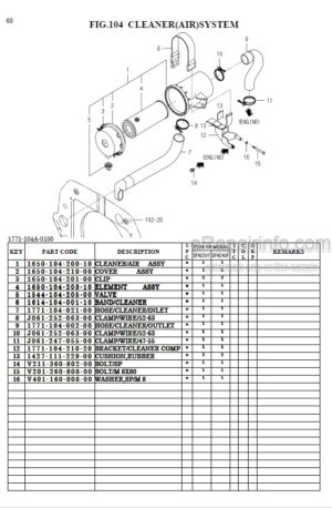 Photo 6 - Iseki SF438FH SF450FH Parts Catalog Riding Mower 1809-097-100-10