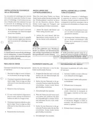 Photo 4 - Iseki SG17 SG15 SG13 SSM48 Supplement To Operation Manual Mower 9508-01-2000