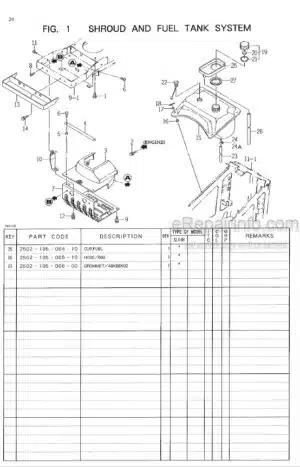 Photo 5 - Iseki SMM54 Parts Catalog Mower Deck