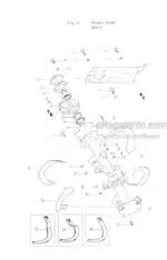 Photo 2 - Iseki SR1100CD SR1200CD Parts Catalog Rotary Hoes