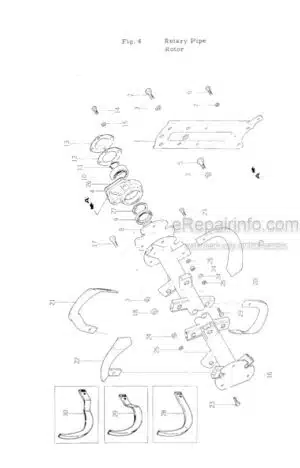 Photo 6 - Iseki SMM54 SXG22 Parts Catalog Mower Deck 8658-097-120-0A