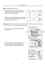 Photo 2 - Iseki SRA800 Operation Manual Ride-On Bush Cutter 9067-394-401-10
