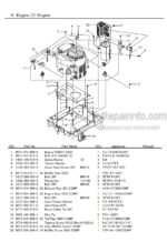 Photo 2 - Iseki SRA800 Parts List Ride-On Bush Cutter