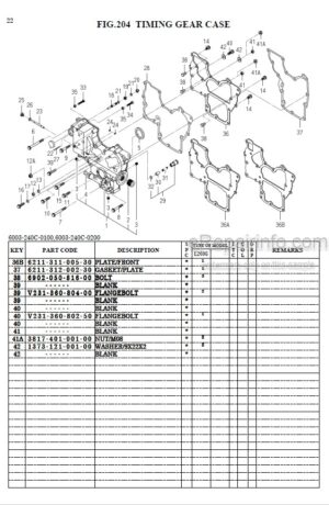 Photo 1 - Iseki SXG15 Parts Catalog Lawn And Garden Tractor 1782-095-100-00