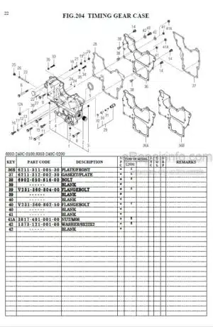 Photo 6 - Iseki SZ330 Parts Catalogue Riding Mower 1752-097-300-10