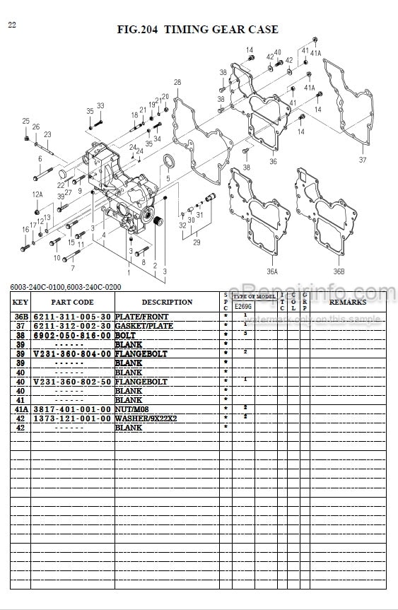 Photo 1 - Iseki SXG15 Parts Catalog Lawn And Garden Tractor 1782-095-100-00